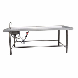 Manufacturer direct sale 180 bending strength anatomy table necropsy table dissection table for laboratory