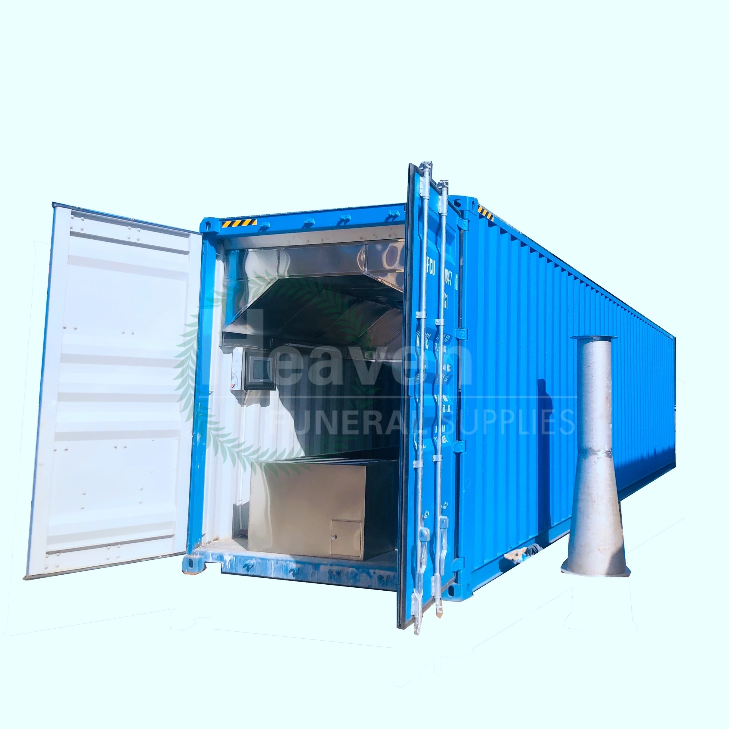 Cremation Oven for Sales Factory Price Funeral Supplies Mobile 40HQ Container Human Cremation Machine Furnace