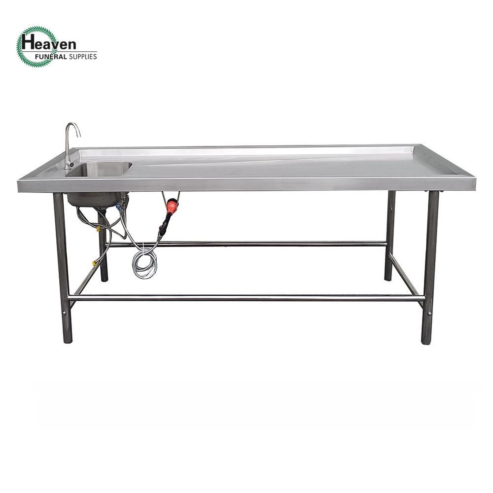 Manufacturer direct sale 180 bending strength anatomy table necropsy table dissection table for laboratory