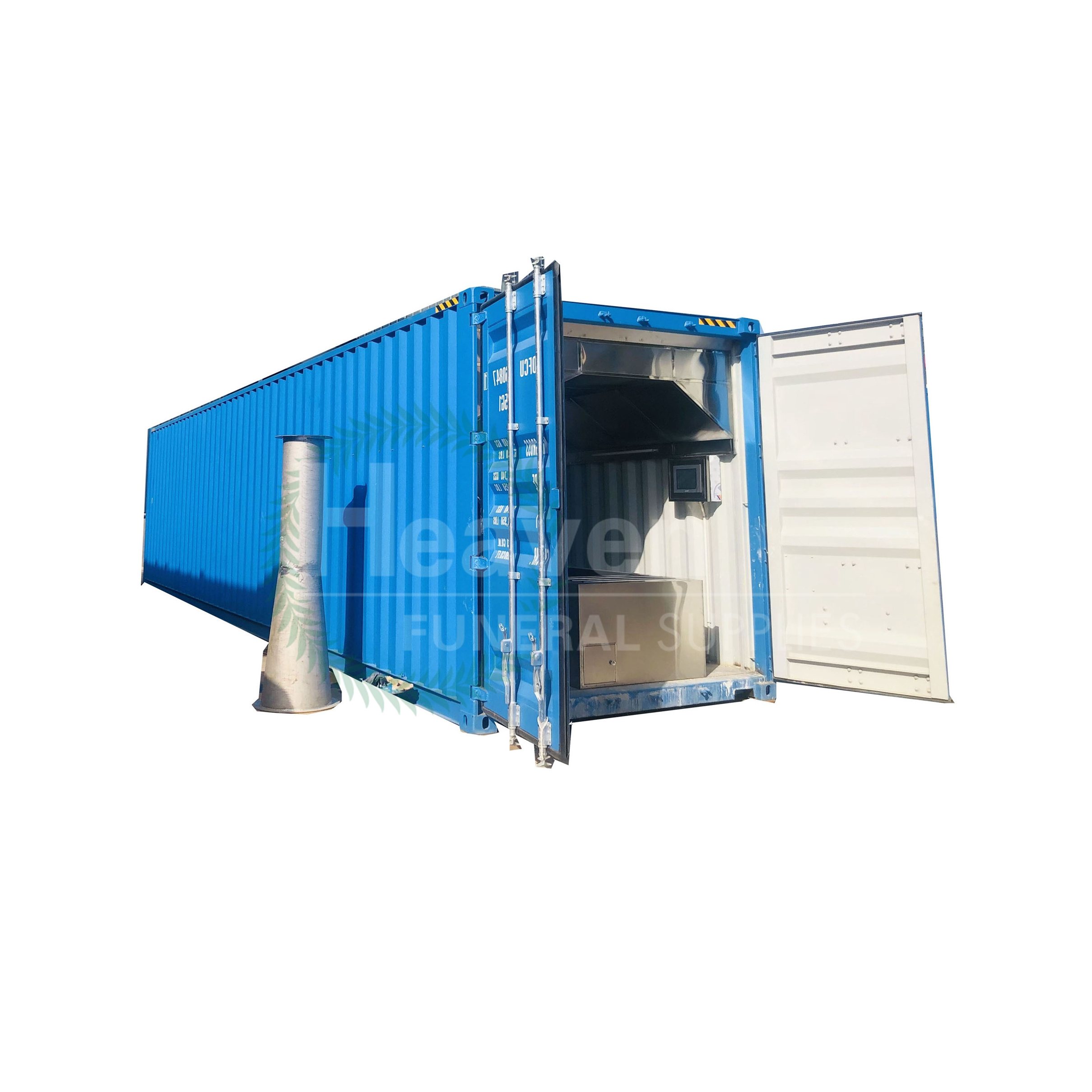 Cremation Oven for Sales Factory Price Funeral Supplies Mobile 40HQ Container Human Cremation Machine Furnace