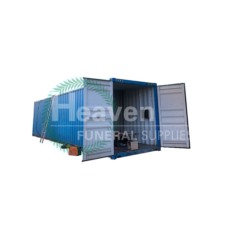 Chinese Brand Funeral Products 20GP Containerized Human Cremation Machine Cremation Ovens for sale