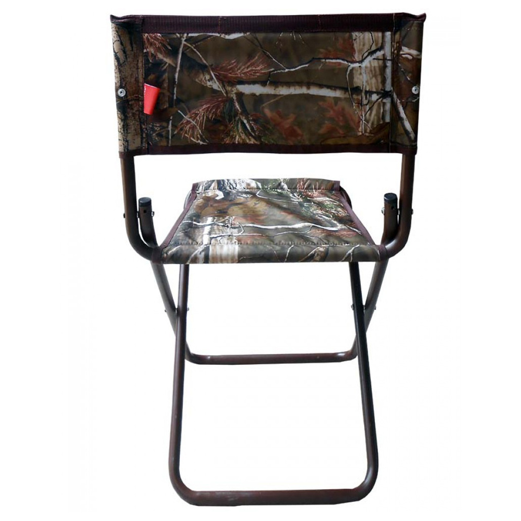 High Quality Hunting Folding Chair Woodland Color 100% Polyester Hunting Seat Outdoor Chair Portable Folding