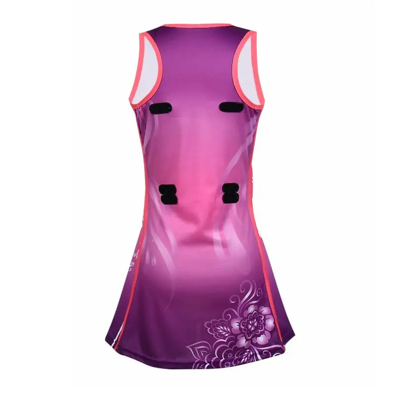 Premium Quality Women Quick Dry Netball Dress Netball Uniform Sports Wear Breathable Women Netball Uniform