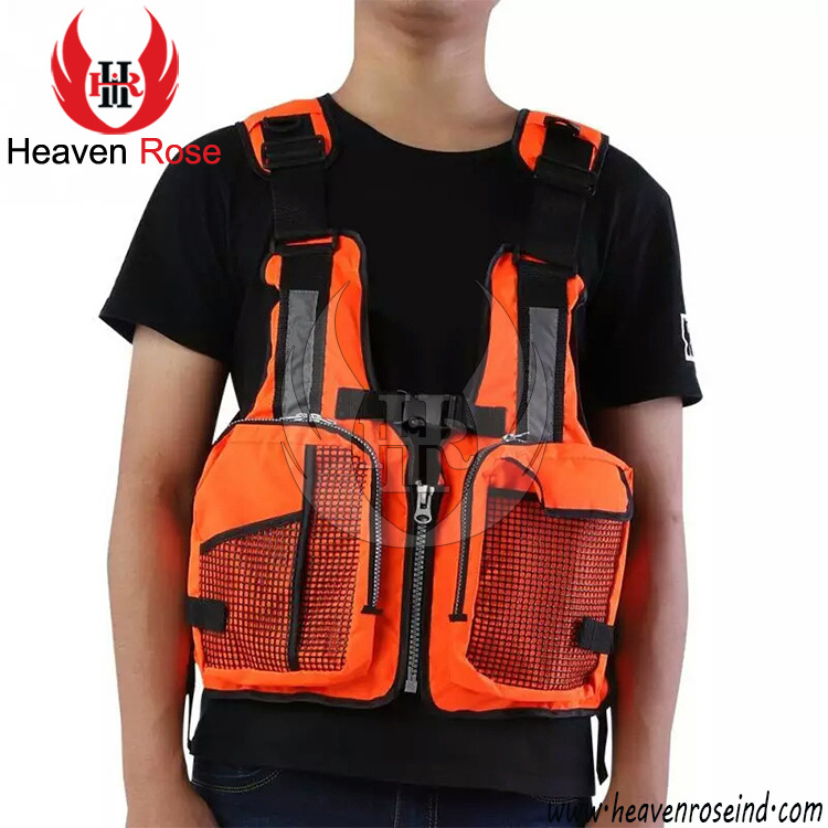 Professional Life Vest Outdoor Emergency Survival Fishing Swimming Aid Vest Upland