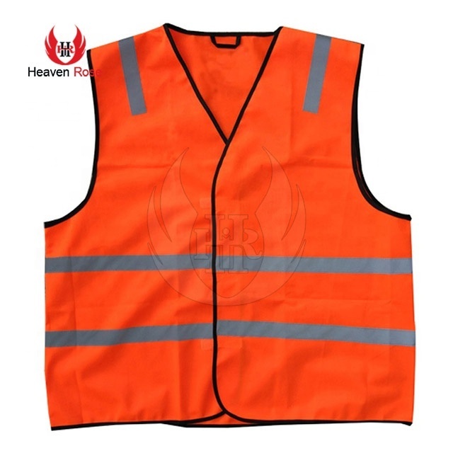 Cheap Blue Safety Reflective Vest High Quality Working Vest Men Construction Road Safety Vest