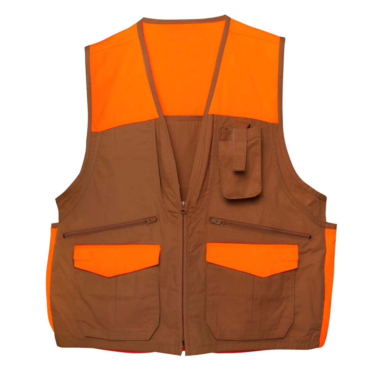 Top Quality Canvas Material Two Large Zippered Pocket Upland Hunting Vest Wholesale Cheap Price Factory Supply Upland Vest