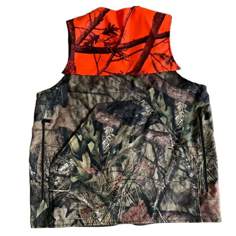 New Design Hunting Camo Vest Orange Camo Fishing Vest Outdoor Hunting Dependable Majestic Hunting Vest