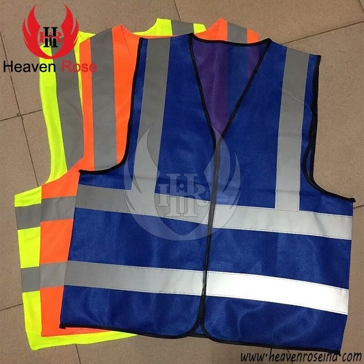 Safety Hi Viz Vest Reflective Waistcoat For Security Outdoor Working Safety Vest Mesh Fabric Construction Security Safety Vest