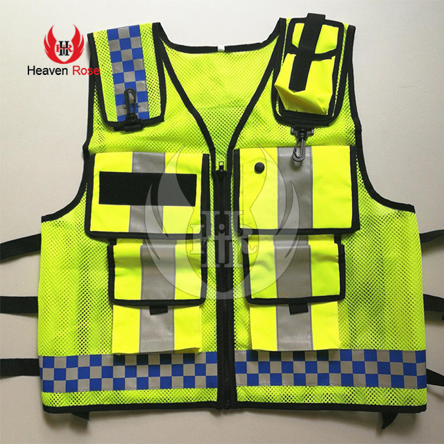 Top Quality High Visibility Cross-Back Vest Hi Vis Reflective Men Vest New Arrival Emergency Response Florescent Vest