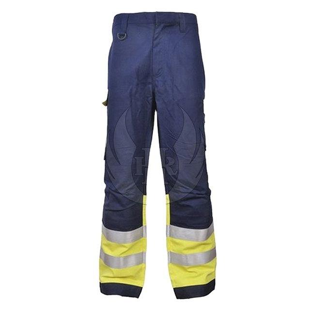 Mens Reflective Hi Vis safety pants,Working Breathable Trouser Flame Retardant Cargo Pant