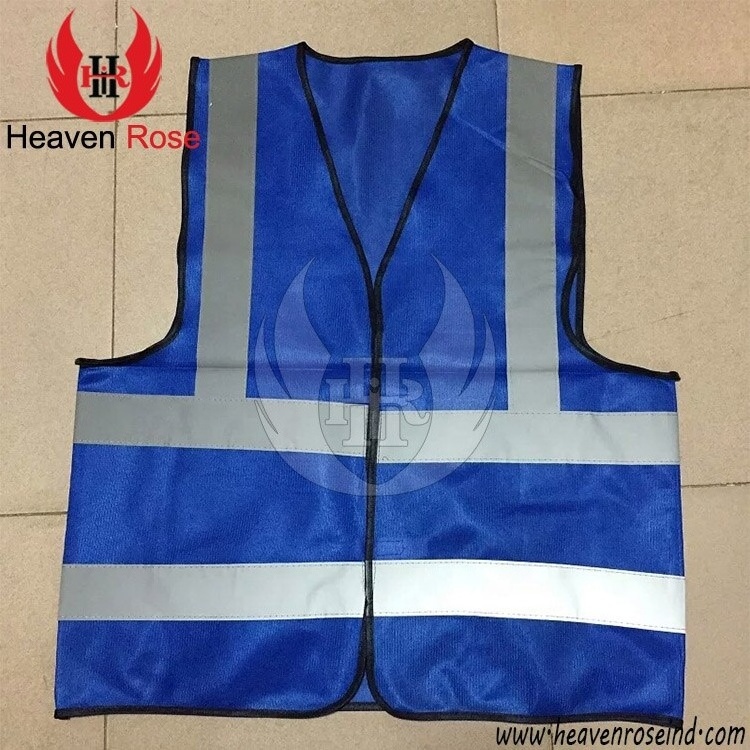 Safety Hi Viz Vest Reflective Waistcoat For Security Outdoor Working Safety Vest Mesh Fabric Construction Security Safety Vest