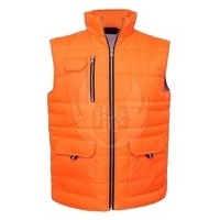 Zipper Best Quality Men Padded Vest Best Bubble jacket winter working padded vests for men in simple styles with cotton padding