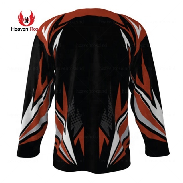 Latest New Design Custom International Ice Hockey Wear Tackle Custom Twill Embroidery Ice Hockey Jersey For Sale