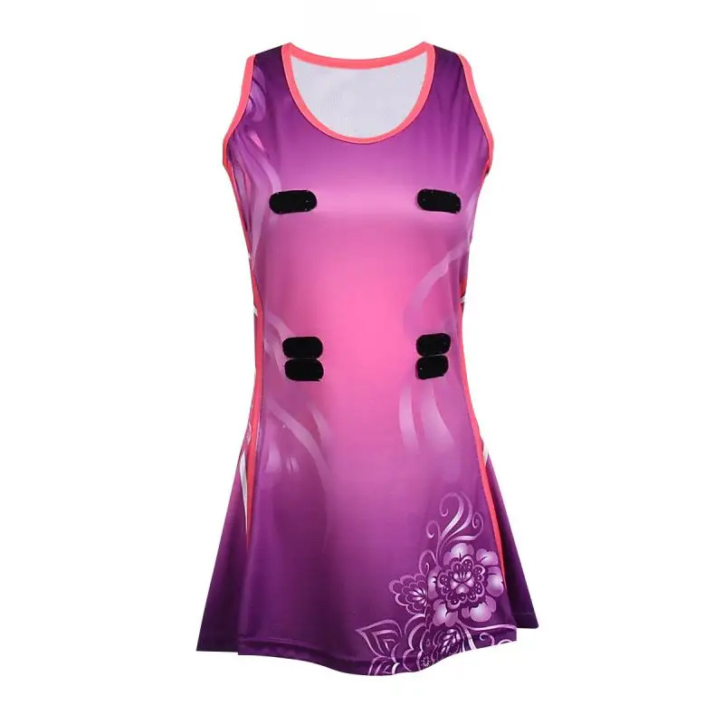 Premium Quality Women Quick Dry Netball Dress Netball Uniform Sports Wear Breathable Women Netball Uniform