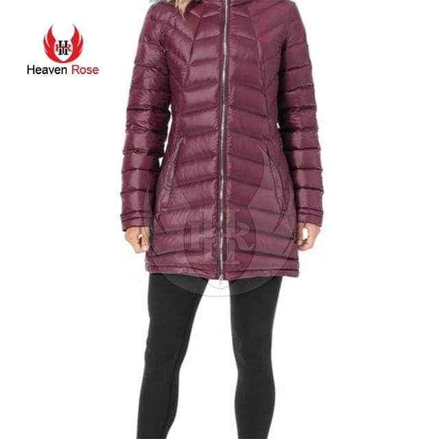 Wholesale Winter Female Outdoor Long Warm Fur Down Oversize Jackets For Women