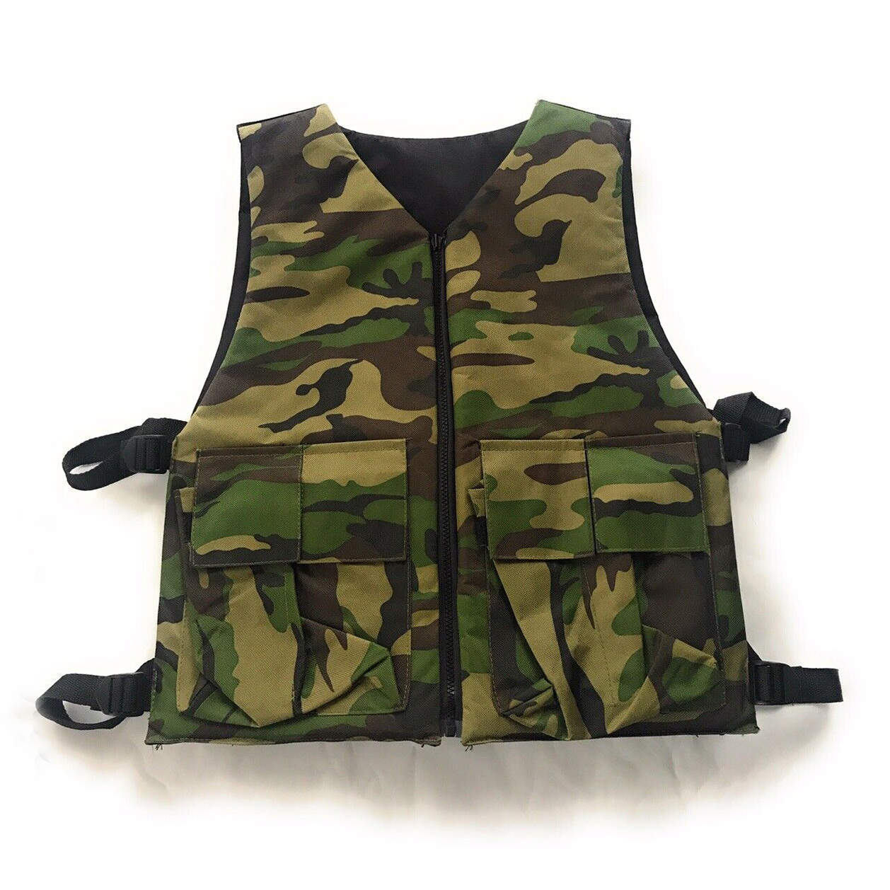 Reliable Custom Fabric Camouflage Adjustable Paintball Vest With Pockets Pods Top Selling Sustainable Camouflage Printed Paintba