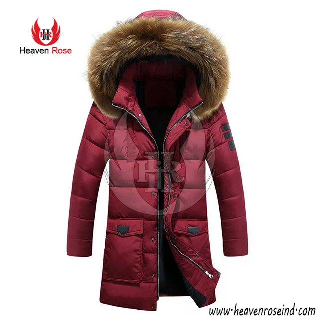 Custom Winter Men's Waterproof Overcoat Winter Jacket