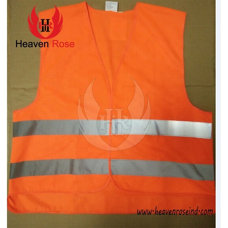 Hi Vis Yellow Mesh Construction Safety Outdoor Security Vests Wholesale Stock Safety High Visibility Work Wear Safety Vest for S