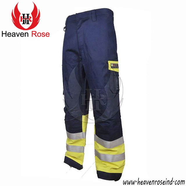 Mens Reflective Hi Vis safety pants,Working Breathable Trouser Flame Retardant Cargo Pant