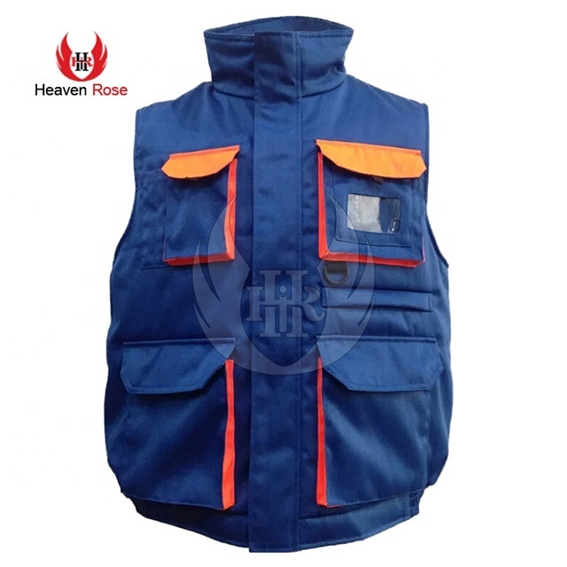 New Design Men tooling cotton multi-pocket vest cotton vest tooling functionality cotton vest