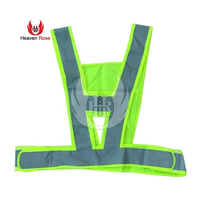 Custom Reflective Tape Safety Warning V Style Vest Reflective Safety vest For Security Purposes