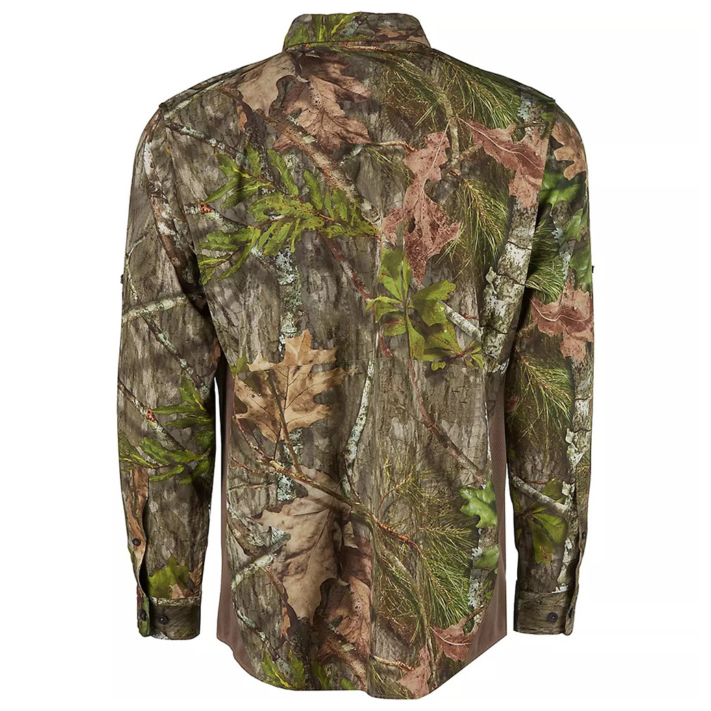 Smooth Breathable Comfortable Realtree Camo Hunting Shirt Custom Made Unique Design Sustainable Fabric Lightweight Hunting Shirt