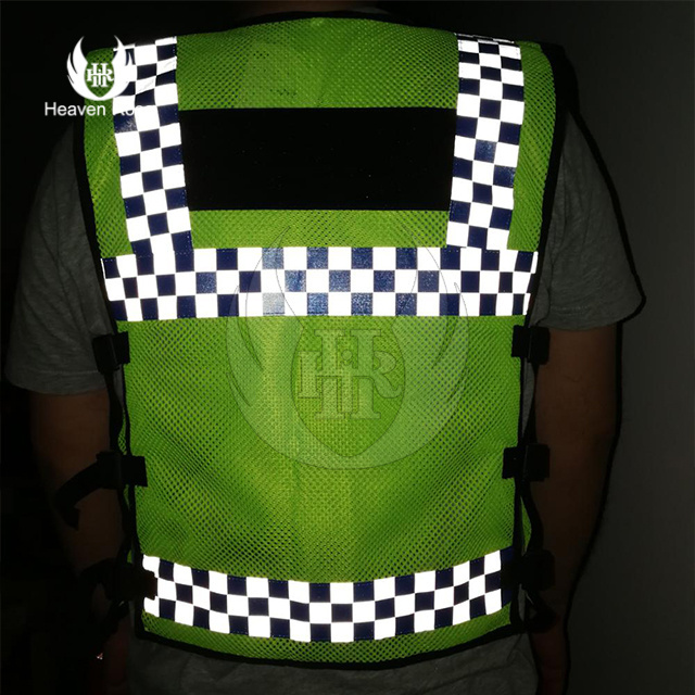 Reflective Vest Traffic Zipper Reflective Vest Working Clothes Motorcycle Cycling Sports Outdoor Reflective Safety Clothes