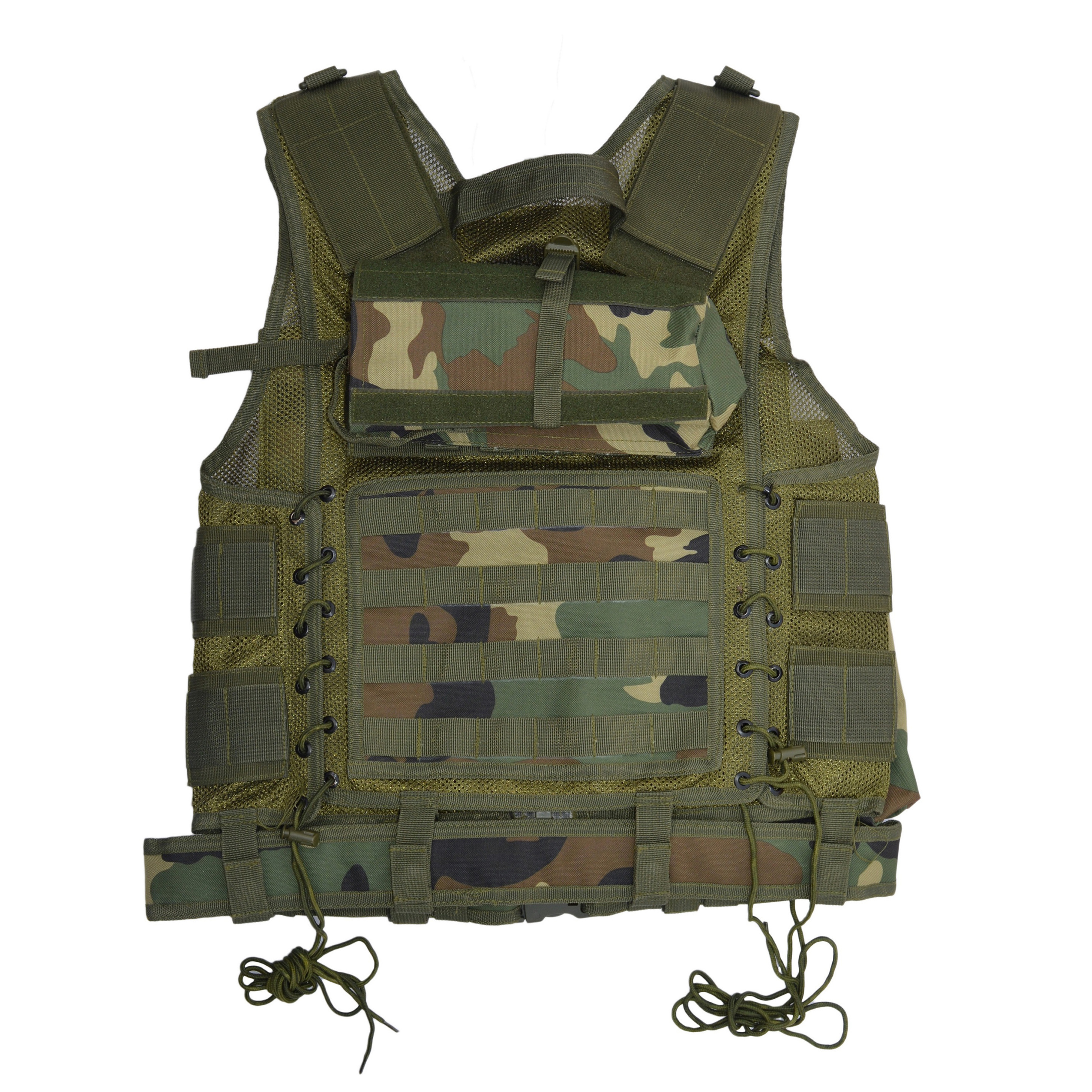 Reliable Custom Fabric Camouflage Adjustable Paintball Vest With Pockets Pods Top Selling Sustainable Camouflage Printed Paintba