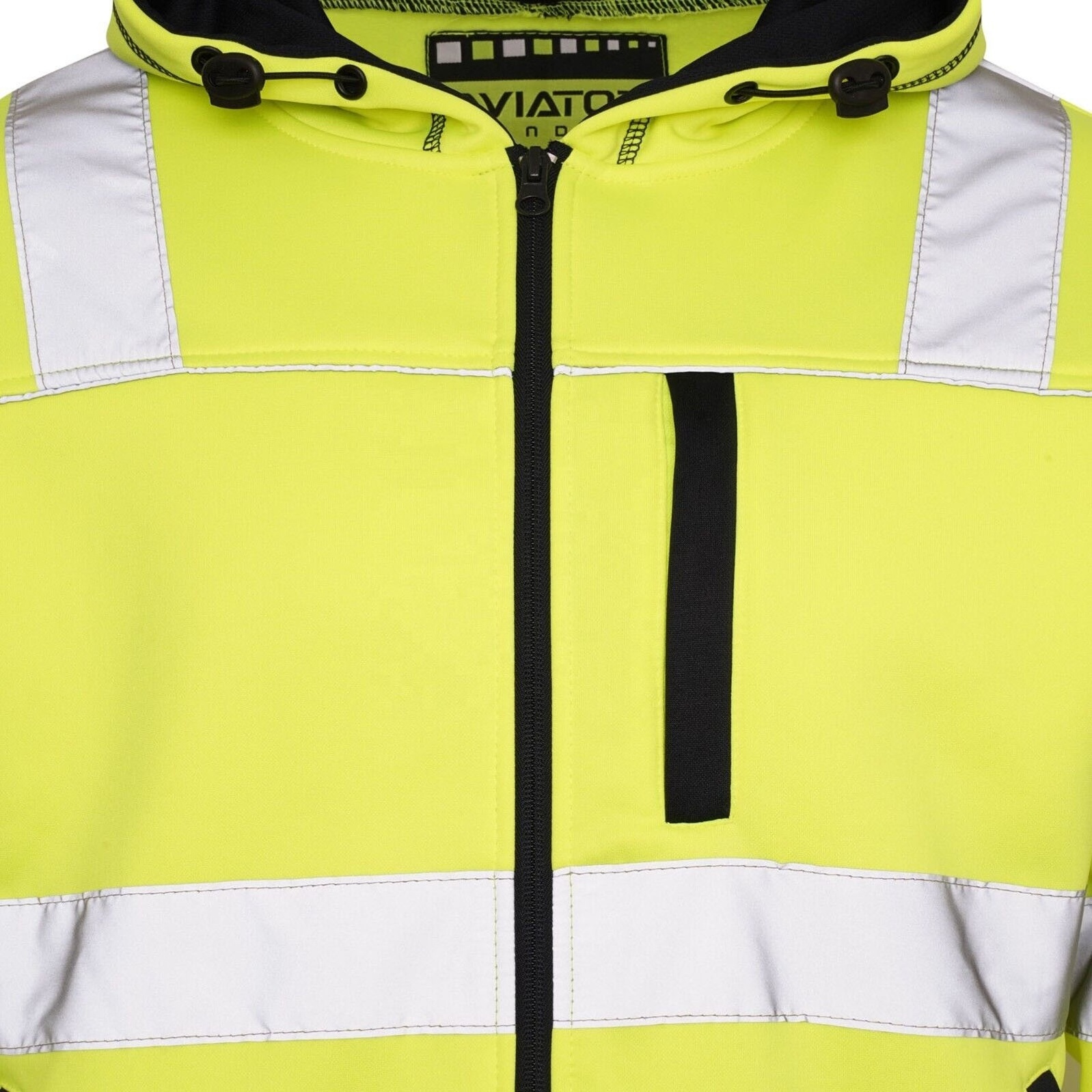 High Visibility Man Jacket Protective Work wear Lightweight Zip Pockets Pullover Hoodie Eye Construction Safety Jackets