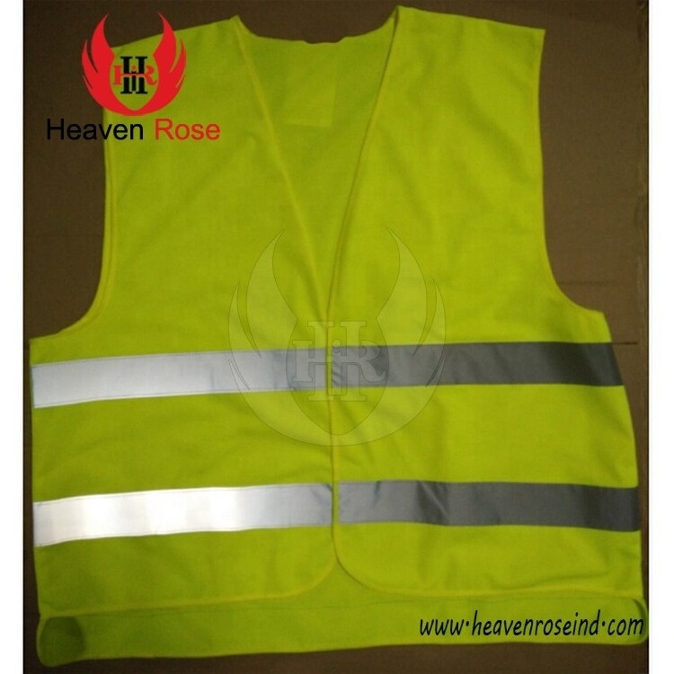 Hi Vis Yellow Mesh Construction Safety Outdoor Security Vests Wholesale Stock Safety High Visibility Work Wear Safety Vest for S