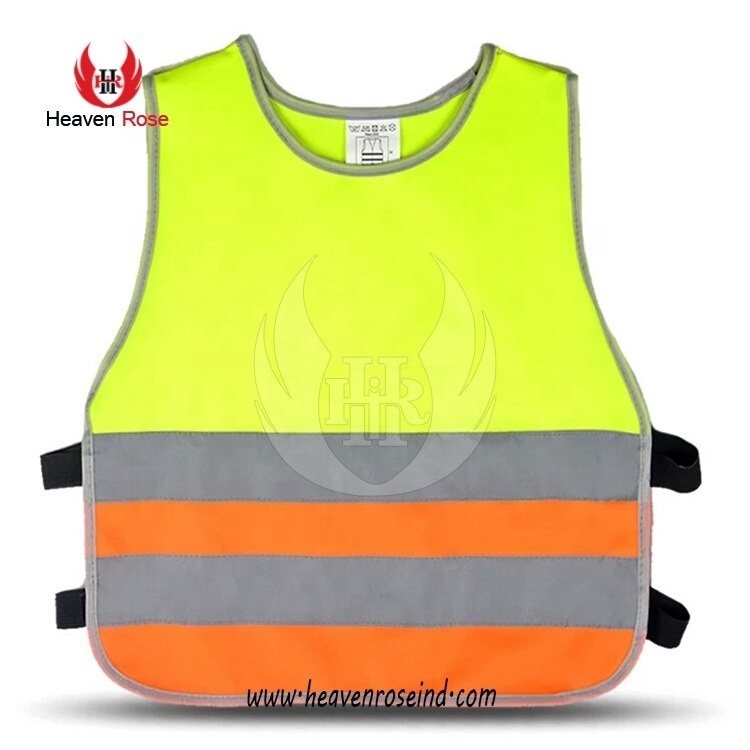 New Arrival Custom Pattern High Visibility Safety Vest Ideal For Bicycle Riders Night Walking Reflective Vest