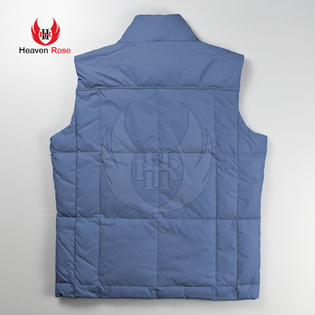 Wholesale OEM Fashion Padded Vest Breathable Casual Vests With Zip Pocket Outdoor Men Fitness Vests