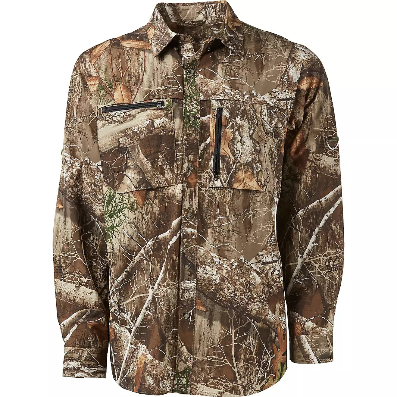 Smooth Breathable Comfortable Realtree Camo Hunting Shirt Custom Made Unique Design Sustainable Fabric Lightweight Hunting Shirt