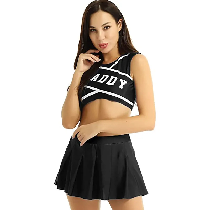 New design Cheerleader Costume Dress Uniform High quality cheerleader uniforms custom Logo Cheerleader Uniforms