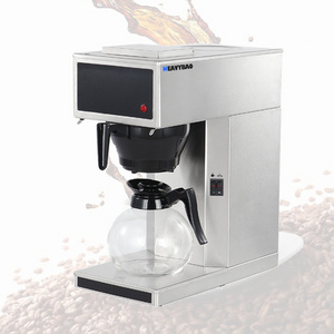 Heavybao Coffee Machine Maker Stainless Steel Boiling Dry Protection Semi-automatic Tea Hot Drink Making Machine