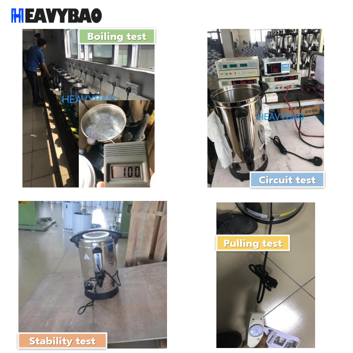 Heavybao Hotel Kitchen Equipment Catering Supplies Coffee Percolator Tea Urn Electric Water Boiler Urn