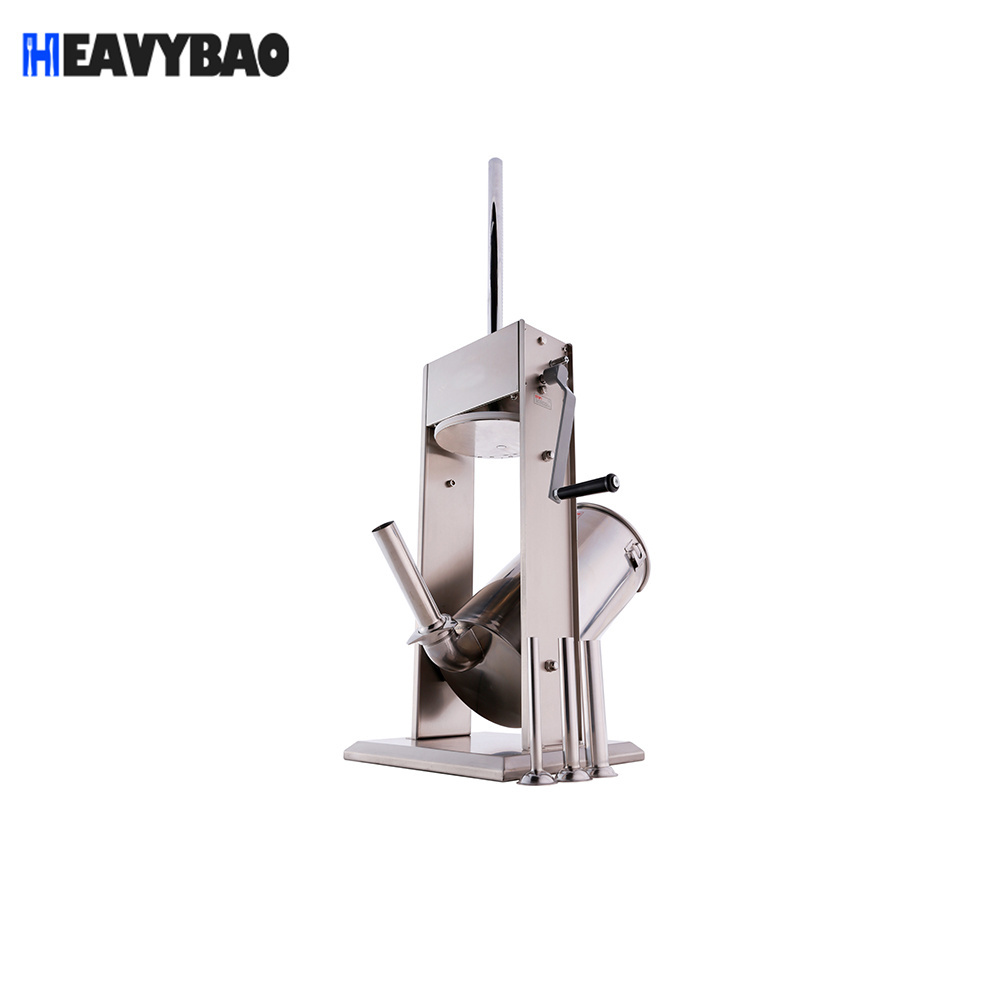 Heavybao Stainless Steel 304 Rapid Sausage Filler Manual Meat Grinder And Sausage Stuffer