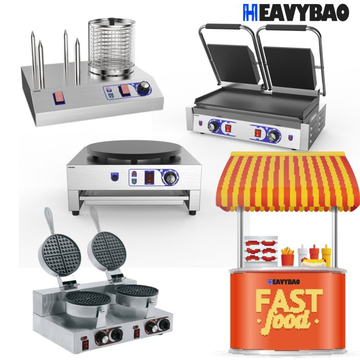 Heavybao Restaurant Fast Food Kitchen Equipment Commercial Kitchen Project Hotel Kitchen Supplies