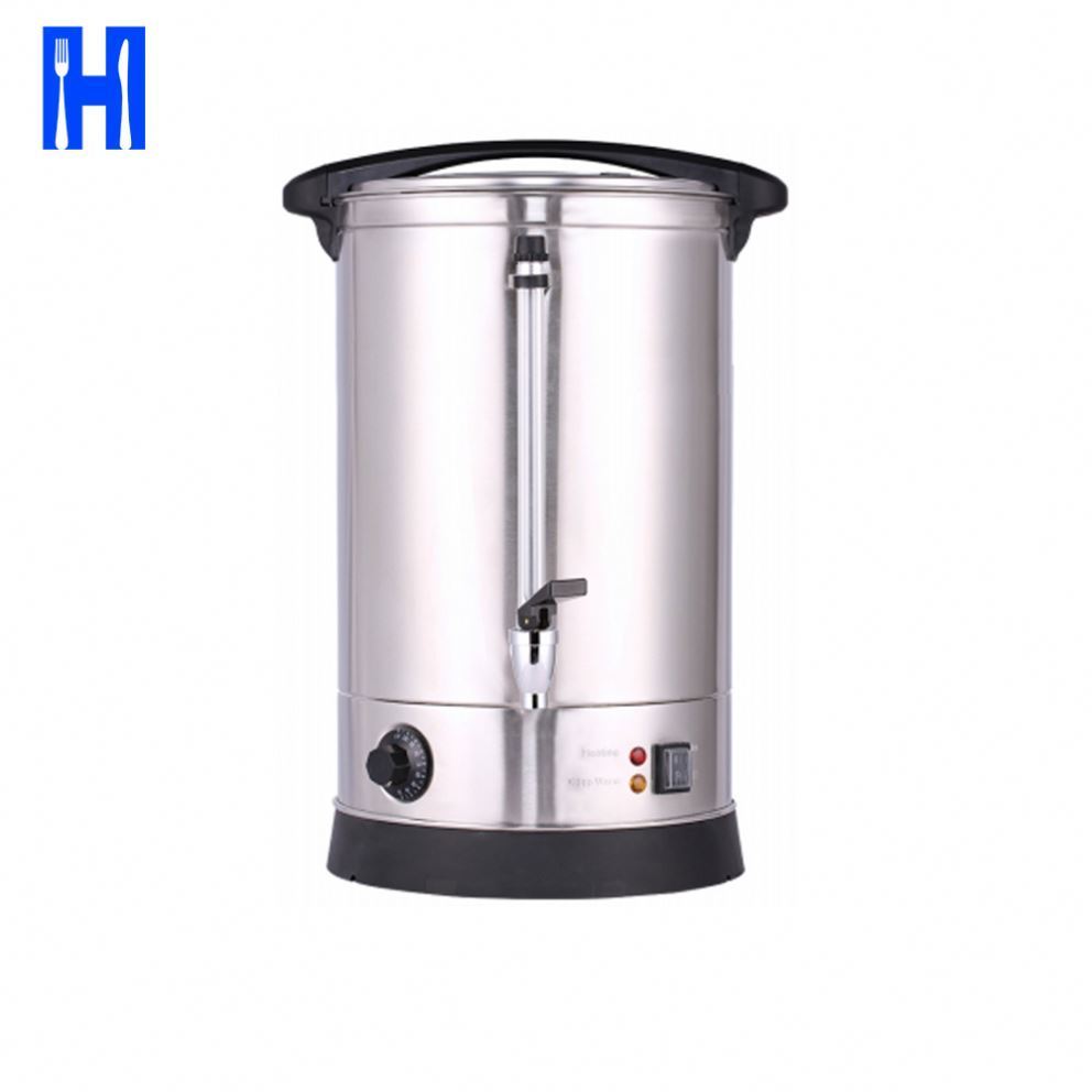 Stainless steel hot drink dispenser catering coffer urn mulled wine warmer electric water boiler