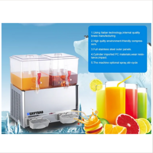 Heavybao China 2 tank Orange Juice Drink Hotel Refrigerated Beverage Dispenser Machine Wholesale Cooler Juice Dispenser