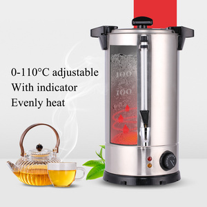 Heavybao Tea Dispenser Double Wall Construction Electric Hot Water Boilers Non-trip Safe Water Tap Tea Coffee Milk Water Boilers