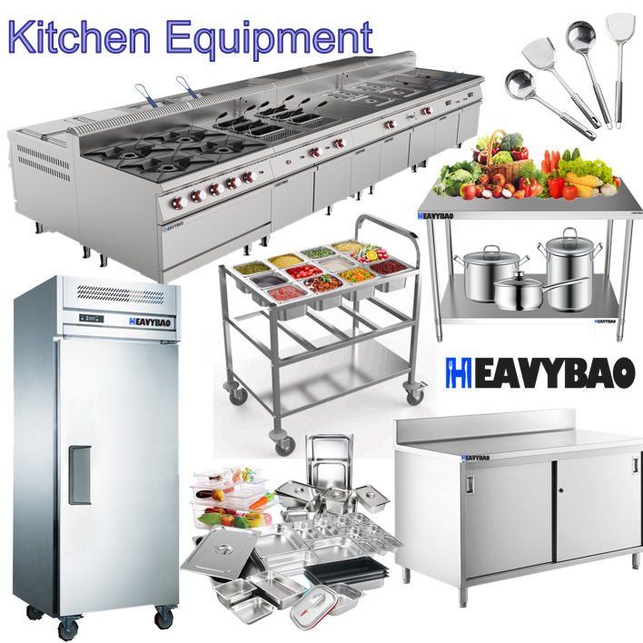 Heavybao Restaurant Fast Food Kitchen Equipment Commercial Kitchen Project Hotel Kitchen Supplies