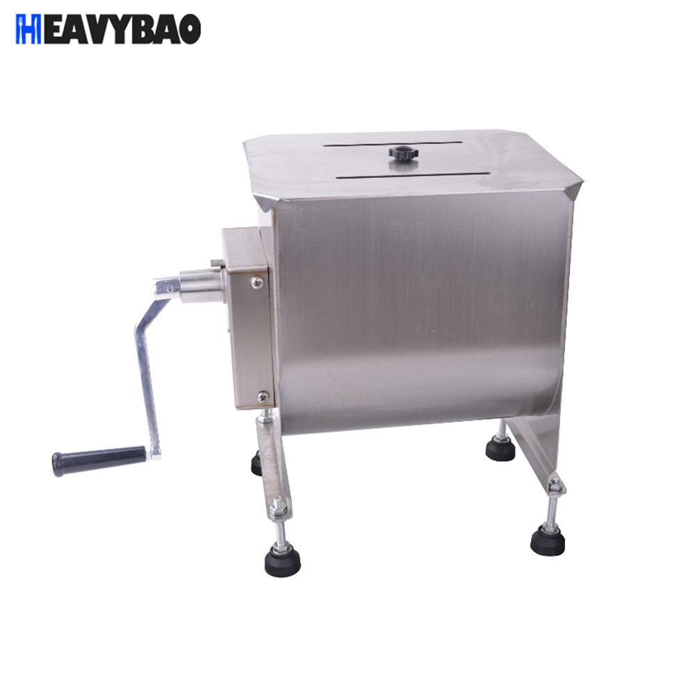 Heavybao 15Pound/7.5-Liter Capacity Professional Commercial Kitchen Electric Meat Mixer Manual