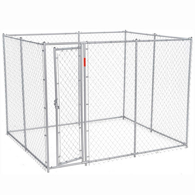 Heavy Duty Galvanized Outdoor Chain Link Dog Kennel Dog Run Steel Door Cage Pet Exercise Pen Fence