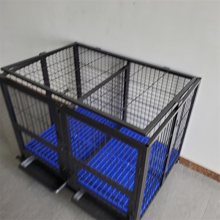 Single layer double door heavy duty pet dog kennels large outdoor collapsible dog cage on sale