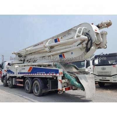 Used Zoomlion Concrete Pump Truck 37m 42m 48m 52m Truck Mounted Pump For Concrete For Sale