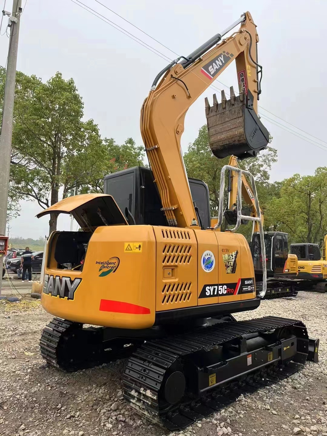 Hot sell & Low price used  sany sy75c excavator sy75 mini excavadora