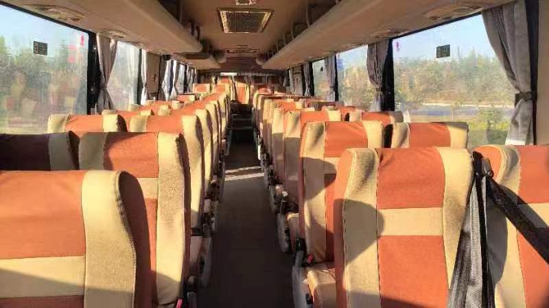 Low price used long distance bus /coach /touring Bus 50 seats low mileage  for Higer bus