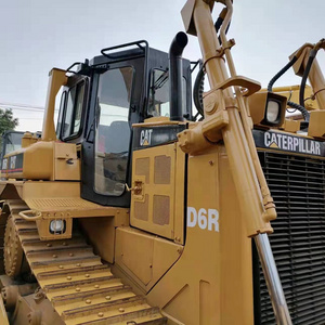 Soil road earthmover used cat d6r bulldozer caterpillar d6 hydraulic crawler tractor bull dozer d6h