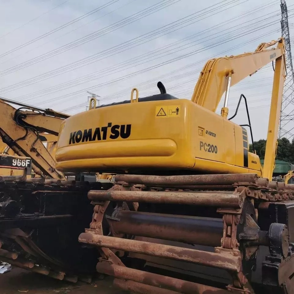 floating track dredging used komatsu amphibious crawler excavator for sale boat excavator pc200 pc220